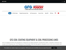 Tablet Screenshot of gfg-peabody.com